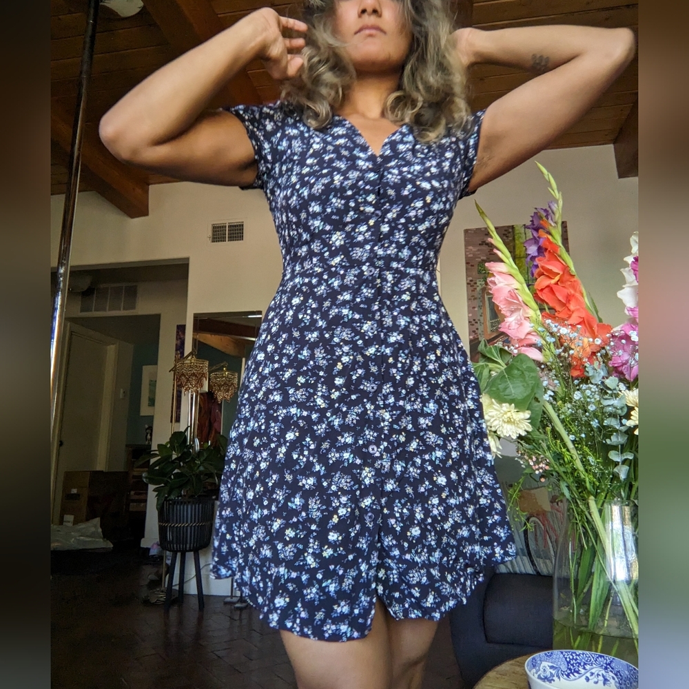 Uniqlo floral dress